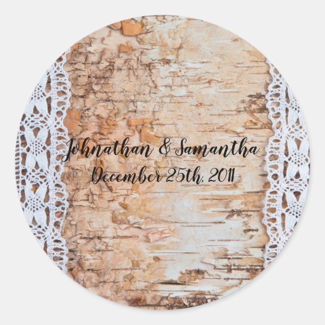 Stickers 6 - 3" Favoriser Pays Grange Dentelle en  (Devant)