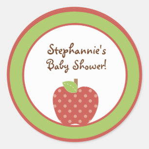 Stickers 6 - 3" Favoriser Rouge Grange Pomme