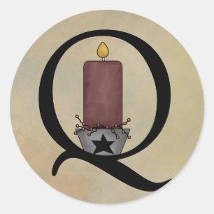 Stickers à bougie éclairée