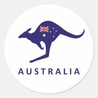 STICKERS À DRAPEAU AUSTRALIA KANGAROO