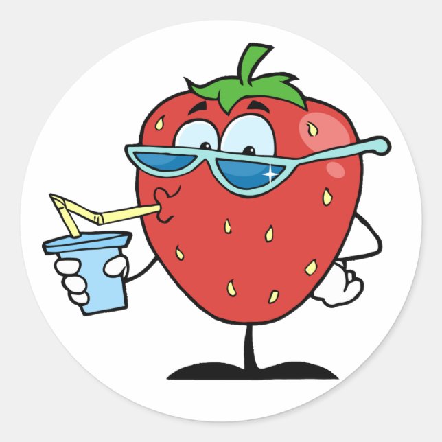 Stickers à fraises (Devant)