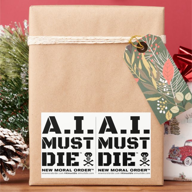 Stickers A.I. Must Die™ Logo (Police militaire) (vacances)