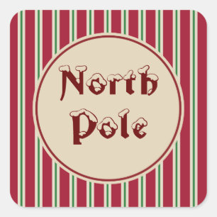 Stickers à rayures du pôle Nord