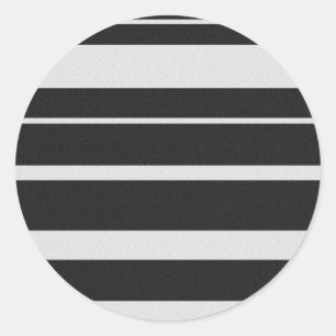 Stickers à rayures noir et blanc