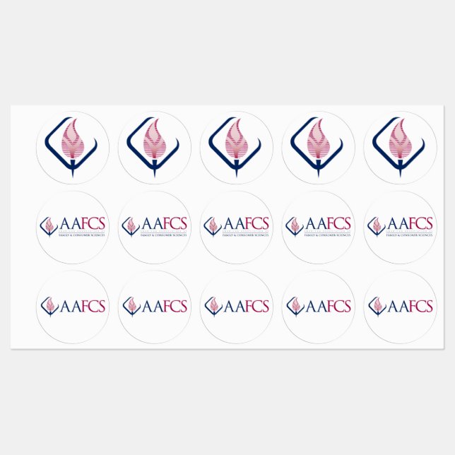 Stickers AAFCS imperméables (Feuille)