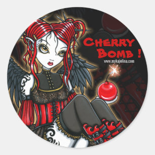 Stickers "Abigail" gothique Cherrybombe Angel