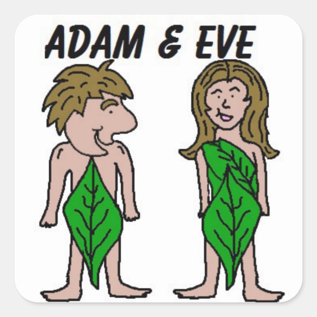 Stickers Adam Et Eve (Devant)