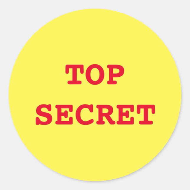 Stickers "Agent Secret/Spy" (Devant)