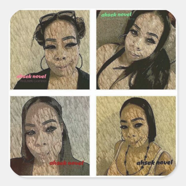 Stickers Ahsek Novel Book Series (Devant)