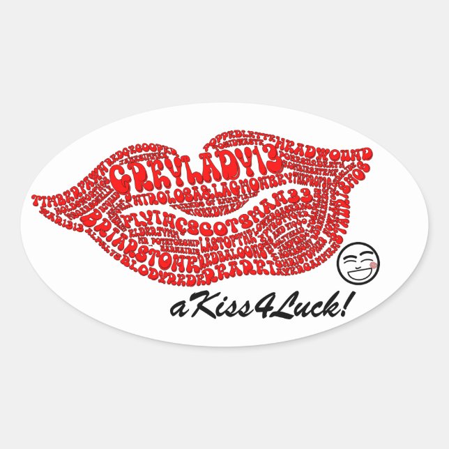 Stickers akiss4Luck (Devant)