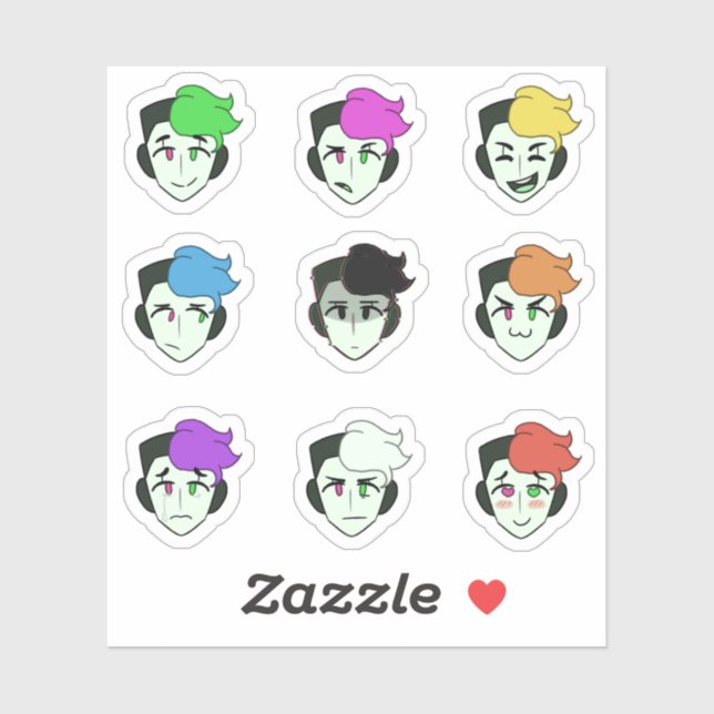 Stickers Alba Emotion (Feuille)