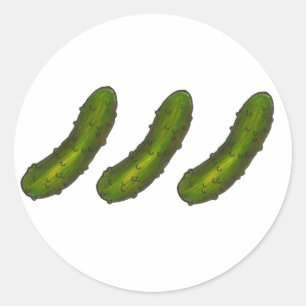 Stickers Aliments pour chiche à trois pinces verte