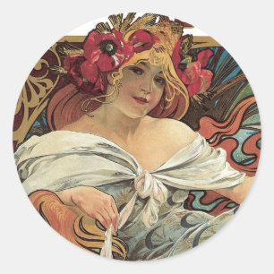 Stickers Alphonse Mucha "Biscuits"