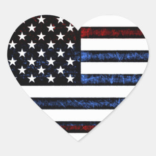 Stickers American Flag Patriotique Rouge Blanc Ble