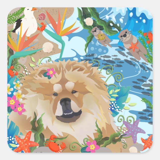 stickers amis océaniques DAEJA (Devant)