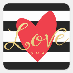 Stickers Amour Moderne