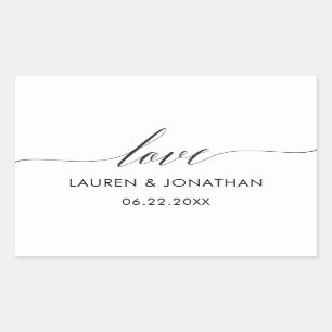 Stickers Amour, Stickers Favor Mariage, Mariage