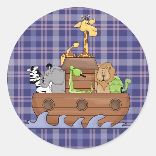 Stickers amusants Noah's Ark Animals (Devant)