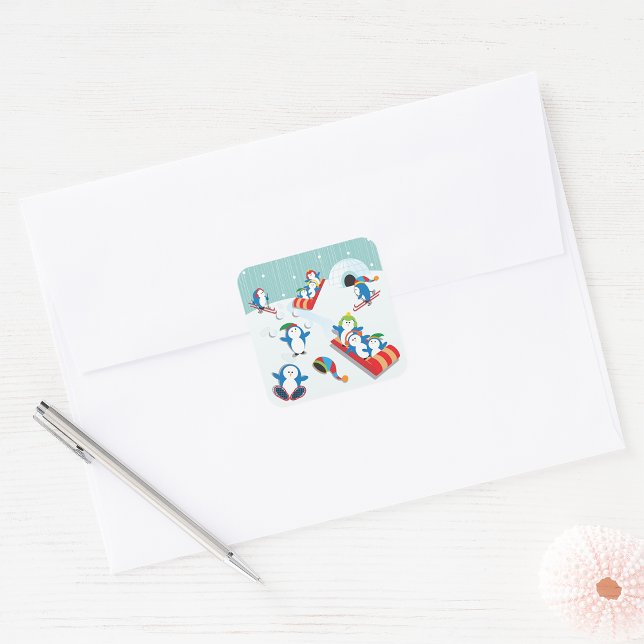 Stickers amusants pingouins (Créateur téléchargé)