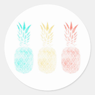 Stickers Ananas, Cadeau Tropical, Art Ananas