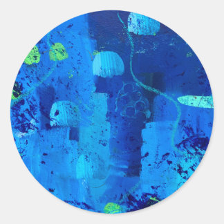 Stickers and Seals in Jellyfish Design