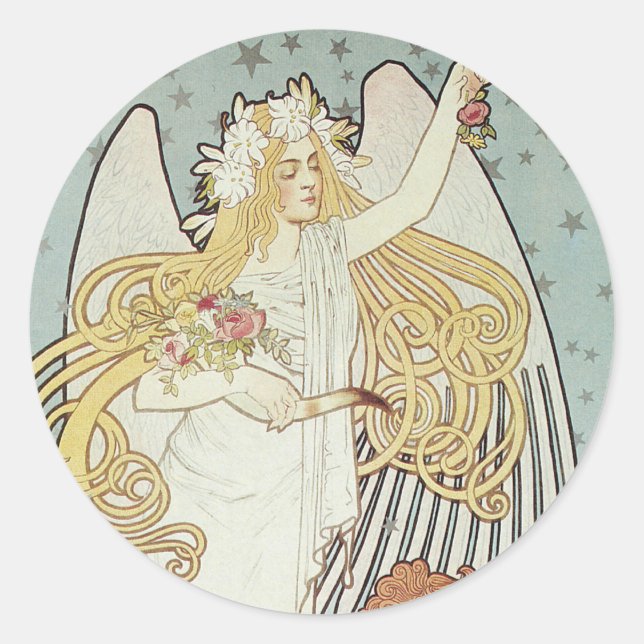 Stickers Angel Art Nouveau (Devant)