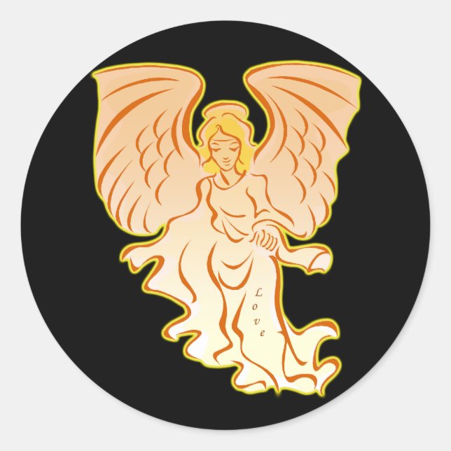 Stickers Angel Of Love (Devant)