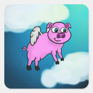 Stickers Angel Piggy