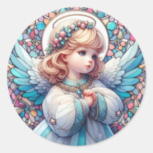 Stickers Angel Round
