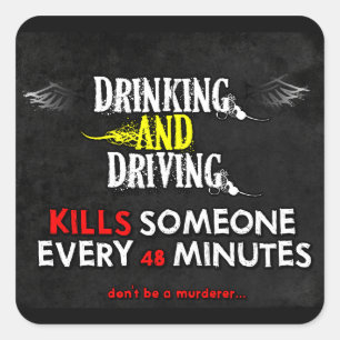 Stickers anti-boisson et conduite