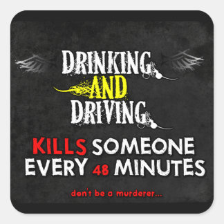 Stickers anti-boisson et conduite