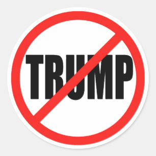 Stickers anti-Donald Trump 2016 du tour des électi