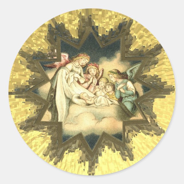 Stickers Antique Allemand Angels (Devant)