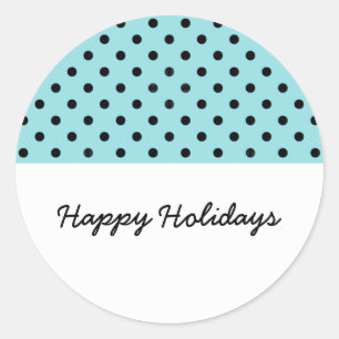 Stickers Aqua Sweet Polka Dot Holiday
