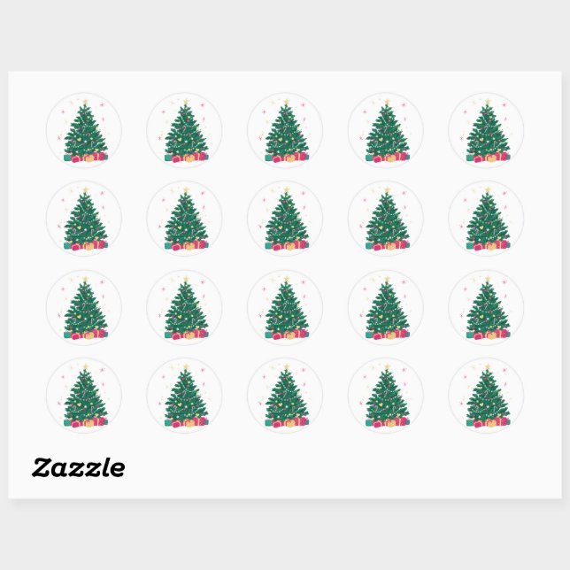 Stickers Arbre de Noël (Feuille)