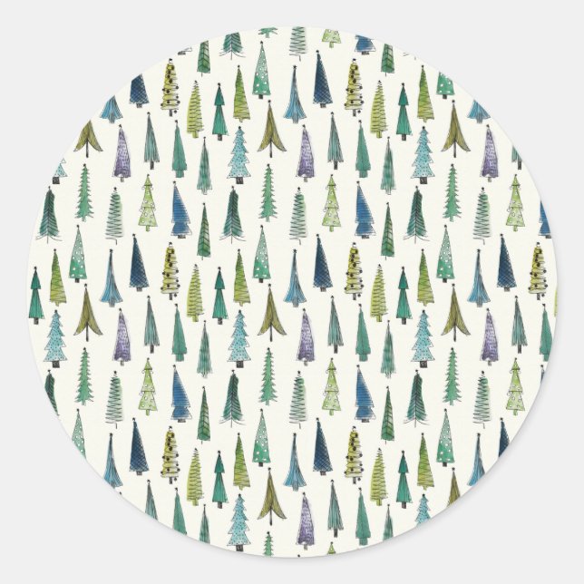 stickers arbres de noël (Devant)