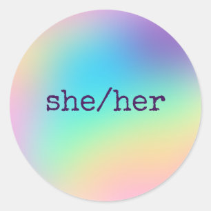 Stickers Arc-en-ciel prismatique Pronounounounours