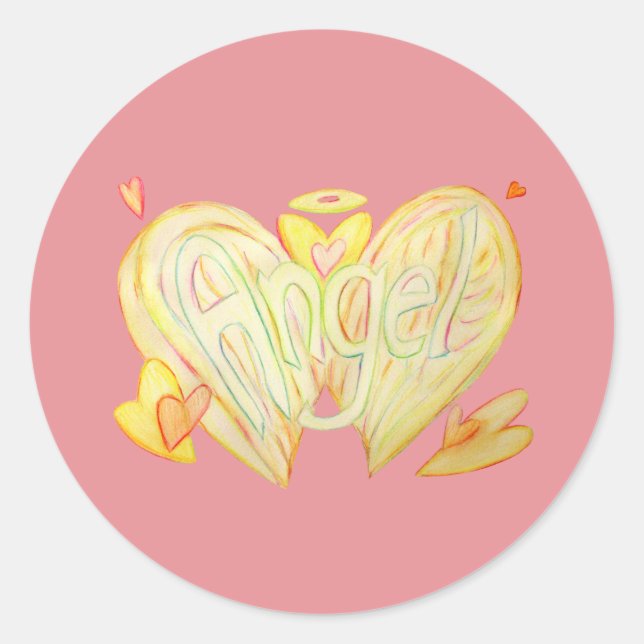 Stickers Art décal Angel Inspiration Word (Devant)