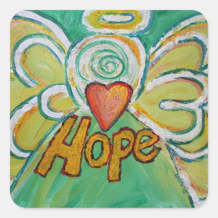 Stickers Art Décal Mot Inspirant Hope Angel