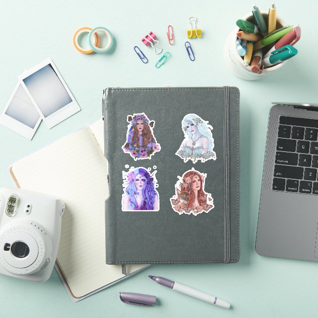 stickers art déesse par Renee Lavoie (Couverture iPad)