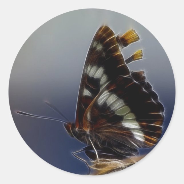 Stickers Art Imaginaire papillon Nature (Devant)