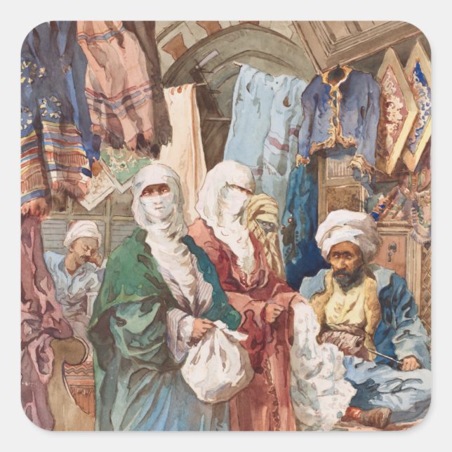 stickers art "Le Bazar de la Soie" (Devant)