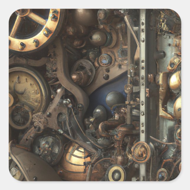 Stickers Art Steampunk (Devant)