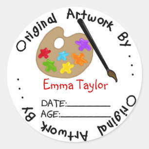 Stickers artisanaux originaux pour enfants Peintur