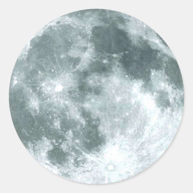 Stickers astronomiques "PLEINE LUNE" (Devant)