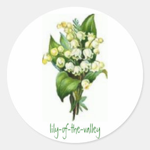 Stickers avec Lily-of-the-Valley Design