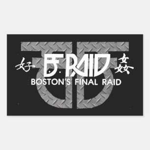 Stickers B.F. Raid (dernier raid de Boston)