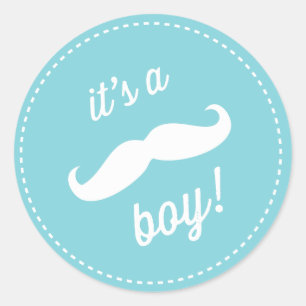 Stickers Baby shower au lait mou