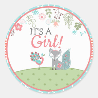 Stickers Baby shower Baby Fox