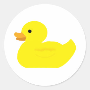 Stickers Baby shower BÉBÉ de la fête du canard en 